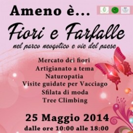 25 maggio – Ameno è… Fiori e Farfalle