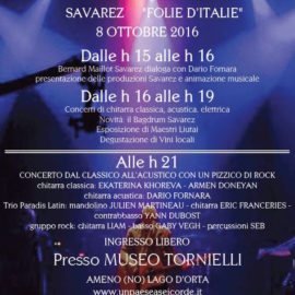 8/10/2016 | Savarez “Folie d’Italie” – La giornata dalle 1000 corde