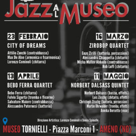 dal 23/02/2018 | Jazz al Museo – rassegna di concerti a cura del Jazz Club Borgomanero