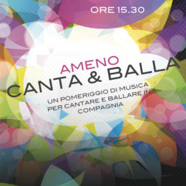 17/02/2019 | Una domenica pomeriggio di musica per cantare e ballare insieme!