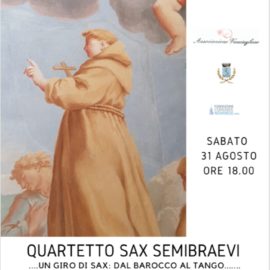 31/08/2019 | Concerto del Quartetto Sax Semibraevi a Vacciago