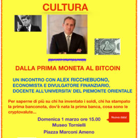 1/03/2020 | Dalla prima moneta al bitcoin – ANNULLATO