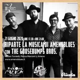 21/06/2020 | Al Museo Tornielli, riparte la musica di AmenoBlues