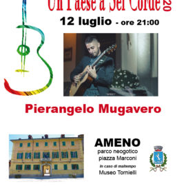 12/07/2020 | Un Paese a Sei Corde: concerto di Pierangelo Mugavero ad Ameno