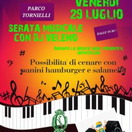 29/07/2022 | Serata musicale con DJ Veleno