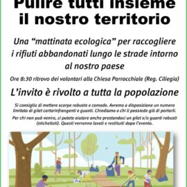 1/03/2025 – Pulire tutti insieme il nostro territorio