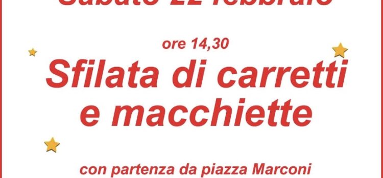 22/02/2025 – Sfilata di carretti e macchiette